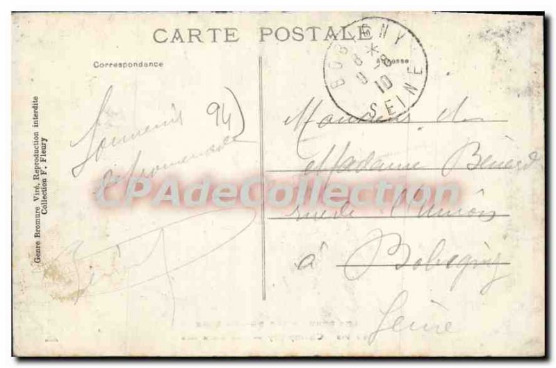 Old Postcard Champigny Both islands
