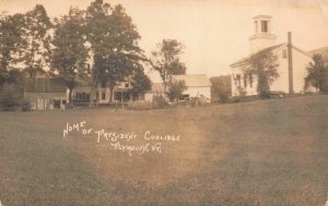 Real Photo Postcard Home of President Coolidge in Plymouth, Vermont~121662