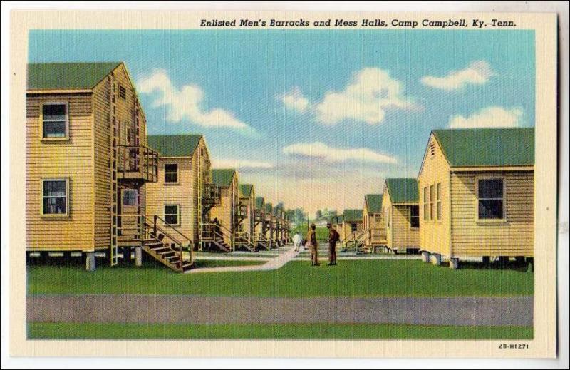 Enlisted Men's Barracks & Mess Hall, Camp Campbell KY