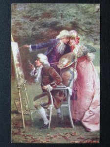 Twas Ever So ROMANCE - THE GENTLE ART OF PAINTING c1910 Postcard by R. Tuck 3170