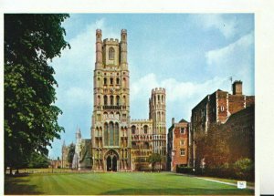 Cambridgeshire Postcard - Ely Cathedral - The West Front - Ref TZ7165