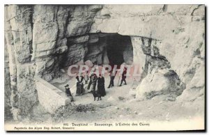 Old Postcard Dauphine Sassenage the entry of tanks