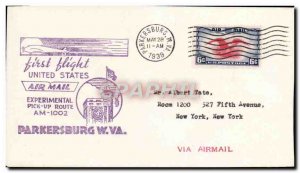 Letter USA 1st flight Parkersburg May 28, 1939