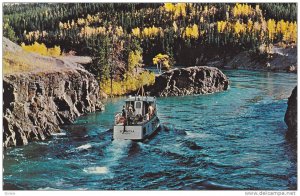 Whitehorse Rapids with Excursion boat Schwatka, Vancouver, B.C.,  Canada, 40-60s