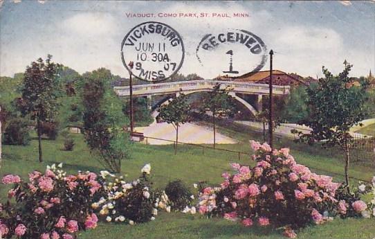 Viaduct Como Park Saint Paul Minnesota 1907