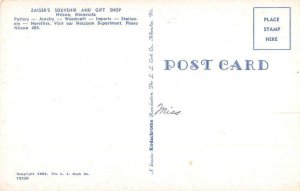 Nisswa Minnesota Zaiser's Souvenir and Gift Shop Vintage Postcard AA32999