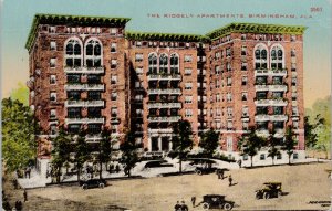 Birmingham Alabama The Ridgely Apartments Jemison RE Advertising Postcard H17