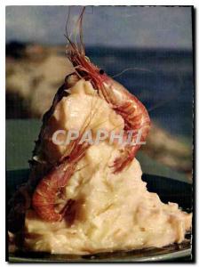 Postcard Old Delices Sea Shrimps