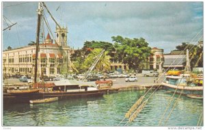 Careenage, Bridgetown, Barbados, West Indies, 1980s PU