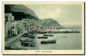 Old Postcard Capri Marina Grande boats