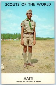 c1968's Haiti Scouts Of The World Boy Scouts Of America Trees Vintage Postcard