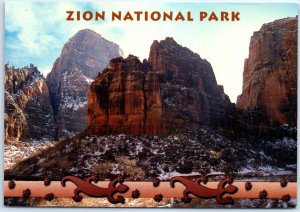 Spectacular views of Organ and The Great White Throne, Zion National Park - Utah