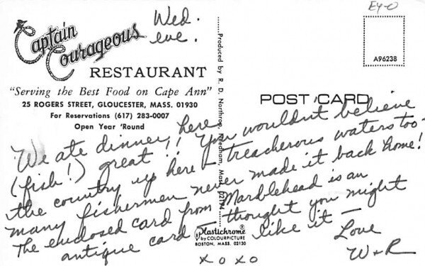 Captain Courageous Restaurant in Gloucester, Massachusetts