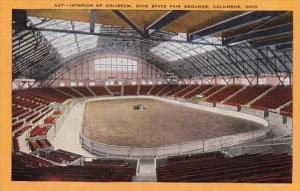 Ohio Columbus Coliseum Interior Ohio State Fair Grounds