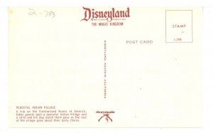 CA - Anaheim, Disneyland. Frontierland, Peaceful Indian Village