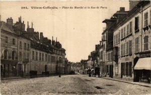 CPA VILLERS-COTTERETS Place du Marché et la Rue de Paris (666001)