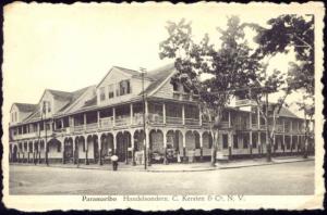 suriname, PARAMARIBO, Handelsonderneming Kersten 1940s 