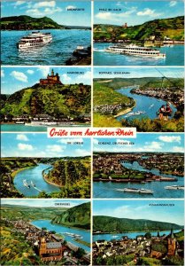 Germany Greetings Gruesse Vom Herzlichen Rhein