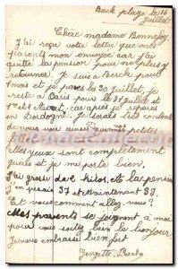 Old Postcard Berck Beach The Beach