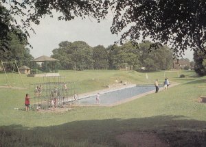 Cutts Close Oakham Rutland Swings Climbing Frame Playground Postcard