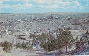 Aerial View of Rapid City in the Black Hills of South Dakota