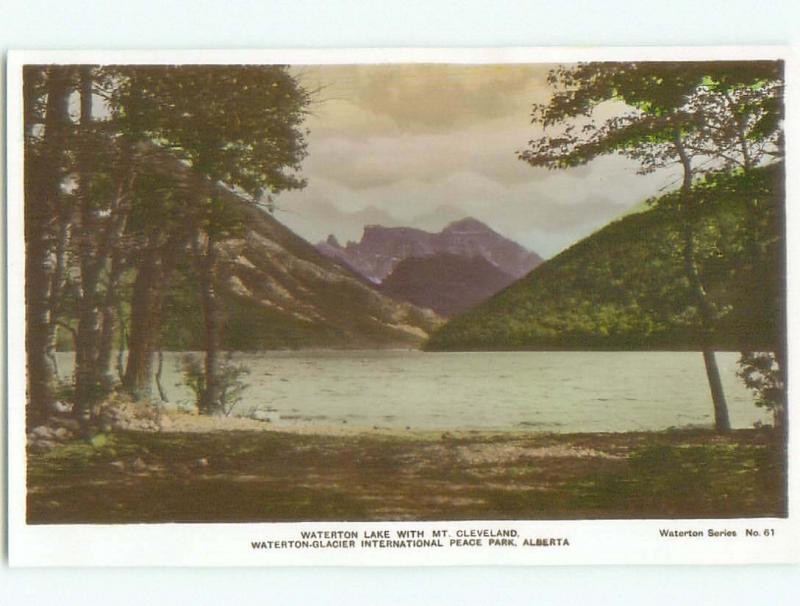 old rppc NICE VIEW Waterton Park - Near Lethbridge Alberta AB W0811