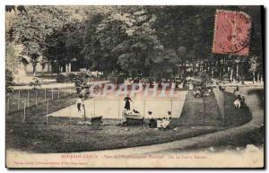 Old Postcard Bourbon Lancy Tennis Park of spa & # 39etablissement Playing law...