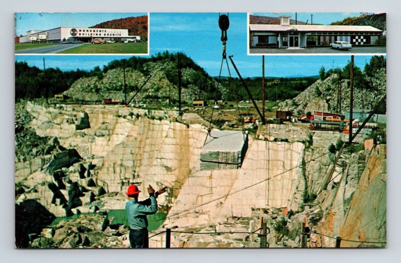 Rock Ages Granite Quarry Barre Vermont VT Multiview Postcard UNP VTG Unused 