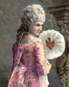 1870s-80s Victorian Trade Cards Lovely Ladies Lot Of 4 Fab! P171