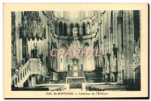 Old Postcard St. Anthony of the Interieur & # 39Abbaye