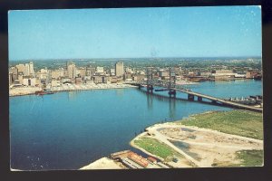 Jacksonville, Florida/FL Postcard, Main Street Bridge, City Skyline