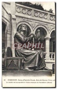 Postcard Old Domremy Statue of Isabella Rome Mother of Joan of Arc