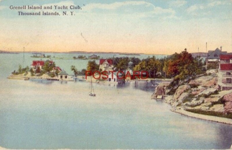 1917 GRENELL ISLAND AND YACHT CLUB, THOUSAND ISLANDS, N. Y.