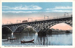 Park Trolley Bridge, Fairmount Park Philadelphia, Pennsylvania PA  