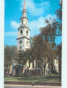 Unused Pre-1980 CHURCH SCENE Providence Rhode Island RI L4061