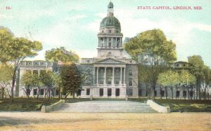 Vintage Postcard State Capitol Building Historical Landmark Lincoln Nebraska NB