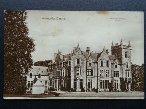 Scotland INVERGORDON CASTLE showing Garden Tent - Old RP Postcard by MacPherson