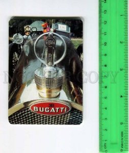 263816 LATVIA ADVERTISING antique Automobile Club Bugatti Pocket CALENDAR 1989 