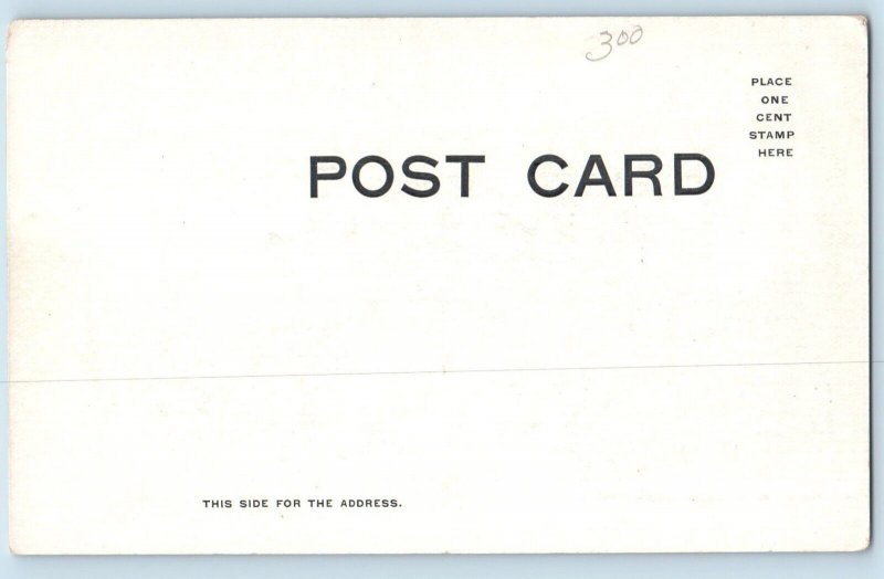 Springfield Massachusetts MA Postcard Central High School Exterior c1905 Vintage