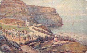 Wales 1908 Llandudno Happy Valley Art vintage postcard