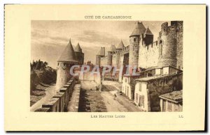 Old Postcard Cite De Carcassonne The High Strings