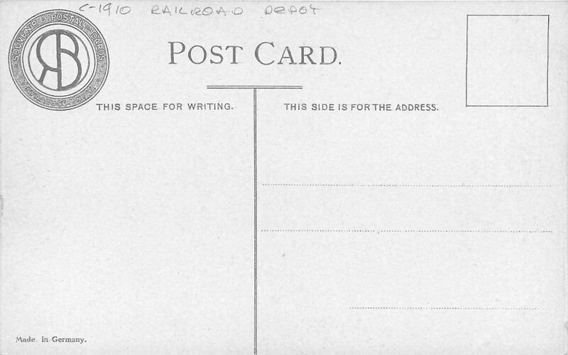 C-1910 New York Central Railroad Train Depot Syracuse New York Postcard 20-3746