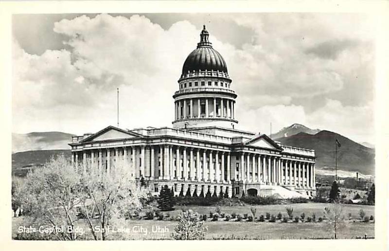 RPPC of State Capitol Building Salt Lake City Utah UT