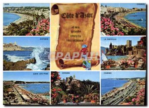 Postcard Modern French Riviera French Riviera Remembrance Riviera