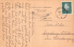 L023 Germany 1930 Hannover Leineschloss Palace vintage postcard