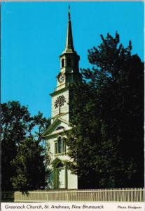 Greenock Church St. Andrews NB New Brunswick Vintage Postcard D43