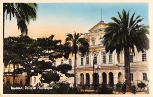 Ibarra Ecuador birds eye view Palacio Municipal real photo pc Y11130