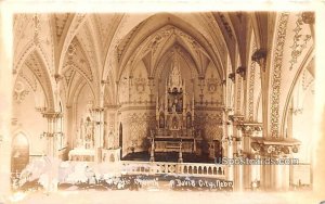 Interior St Catholic Church in David City, Nebraska