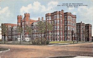 DETROIT MICHIGAN~HOUSE OF PROVIDENCE-CHARITY OF ST VINCENT de PAUL POSTCARD 1916