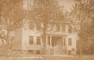 ZC1/ New Berlin Ohio RPPC Postcard c1910 Massillon Hoover Sweeper Co 43